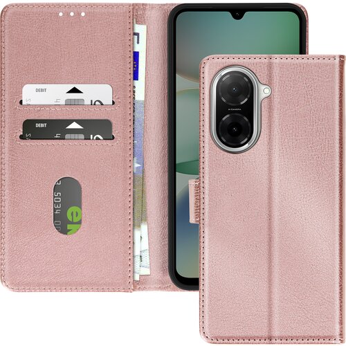 AVIZAR Ohi&scaron;je za Xiaomi Redmi A5 Clamshell Wallet and Video Holder, &Scaron;ampanjec roza, (5000015934) Cene