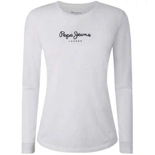 Pepe Jeans Majica 'New Verginia' crna / prljavo bijela