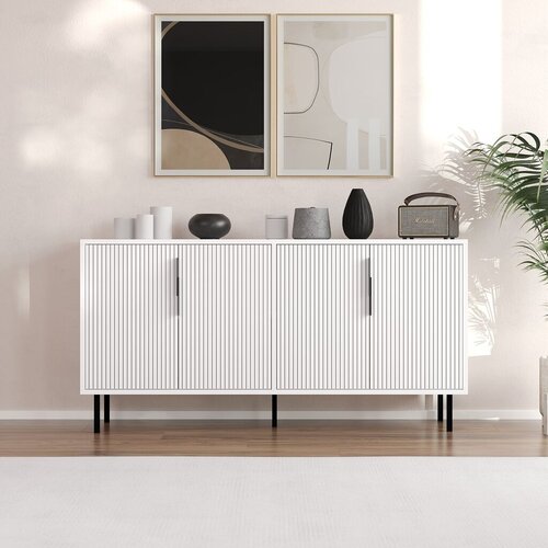 Hanah home konzolni sto Clara, 150x75x36 cm, Beli Slike