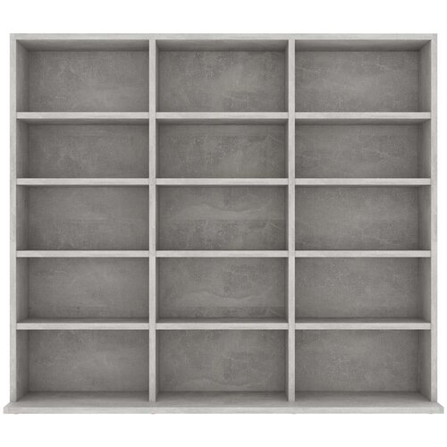  za CD-ove boja betona 100x23x89,5 cm konstruirano drvo Slike