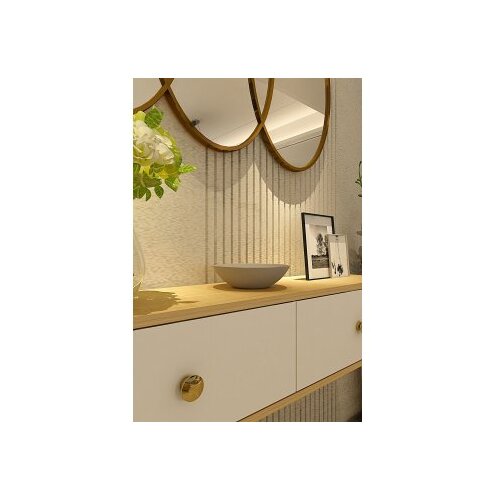 Hanah home komoda zuzu 120 sapphire oak white Slike
