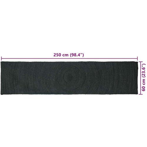  Tepih Tamno siva 60 x 250 cm Juta Slike