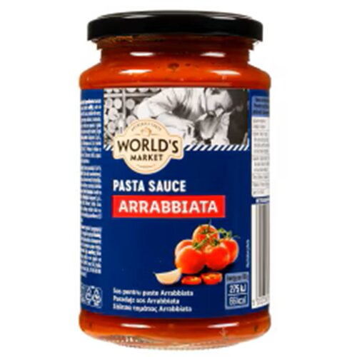 Worlde&amp;#039;s market Pasta sos Arrabbiata WM 400g Slike