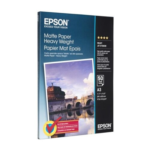 Epson Matte Paper Heavy Weight DIN A3 167g Cene
