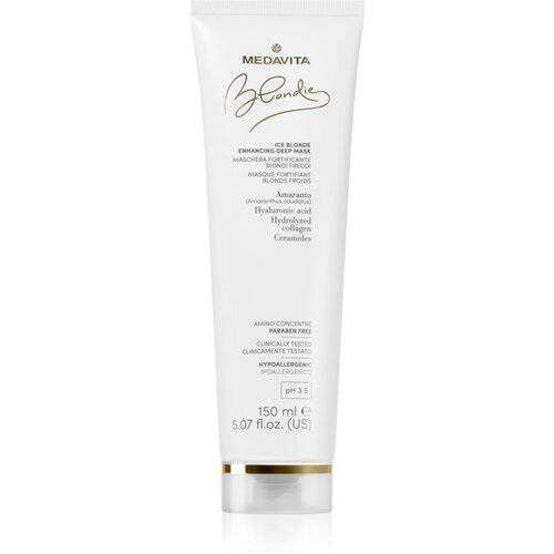Medavita Blondie Ice Blonde Enhacing Deep Mask globinsko hranilna maska za hladne blond odtenke 150 ml Cene