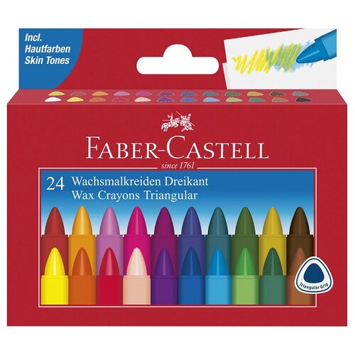 Faber-castell voštane bojice Triangular set od 24 kom Cene