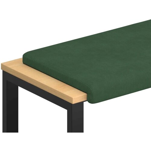  Jastučić za klupu Kord Tamnozelena Dubina 35 cm - Zelena boja džungle 60 x 38 x 6 5 cm Slike