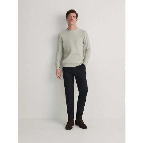 Reserved rebrast pulover - zelena Cene