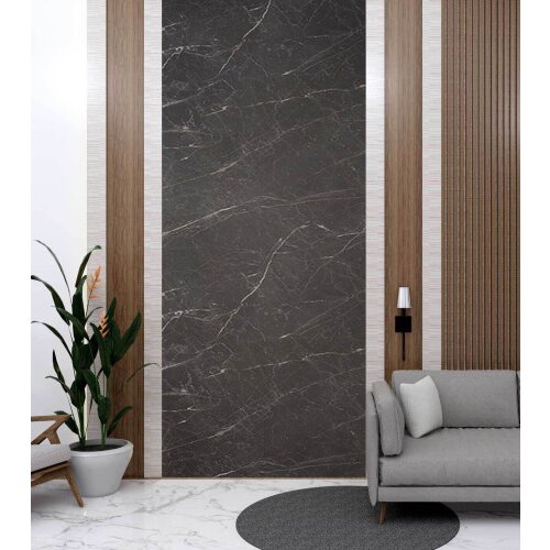 Master Panel PVC (UV) 1220x2800x4mm mramor imitacija crni/bijeli PVC-7028 Cijene