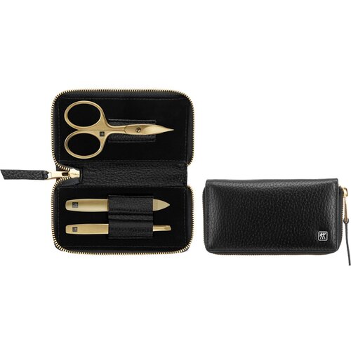 Zwilling Twinox Gold Edition manicure set 97747-004-0 - black leather case 3 pieces - black Cijene