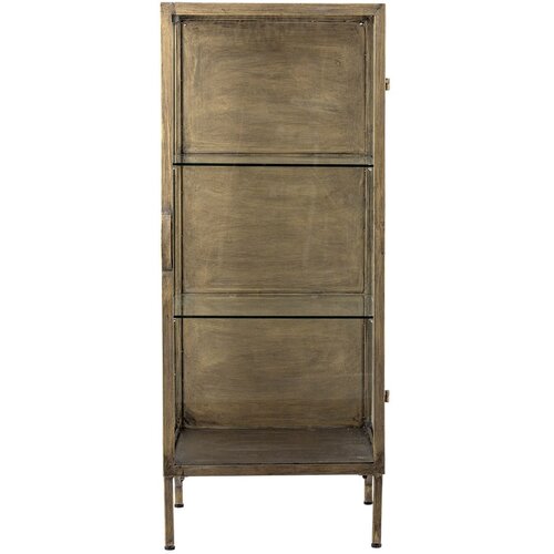 Bloomingville Metalna vitrina u zlatnoj boji 45x110x40 cm Saone &amp;ndash; Slike