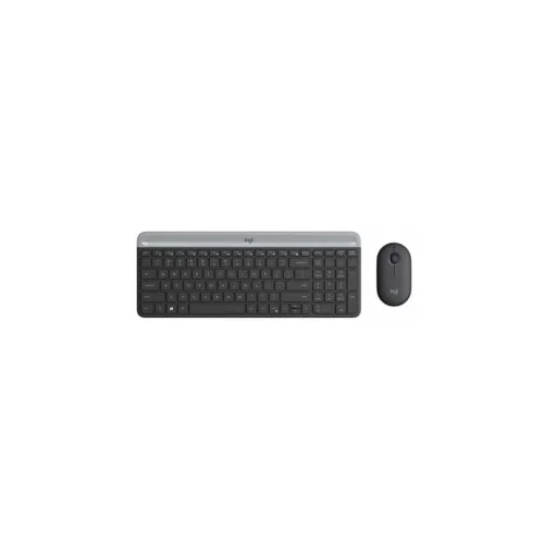  Tastatura + miš bežično Logitech Slim Combo MK470 – GRAPHITE – HRV-SLV, 920-009264/9204