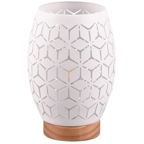 Tri O Bijela stolna lampa (visina 21 cm) Bidar &amp;ndash; Slike