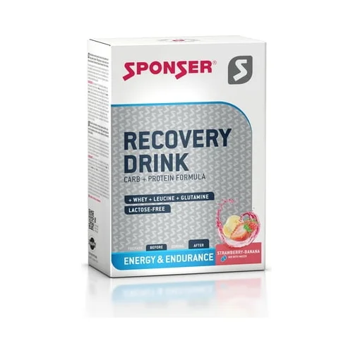 Sponser Sport Food Recovery Drink Strawberry-Banana - 20x 60g