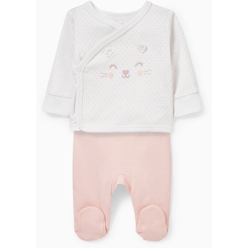 CA set za bebe, belo-roze Cene