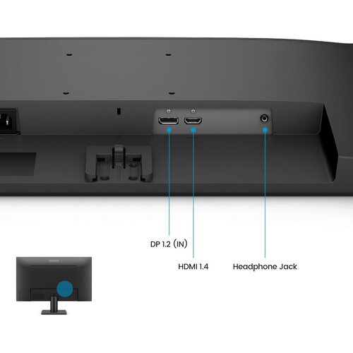 BenQ GW2491 LCD zaslon Energetska učinkovitost 2021 E (A - G) 60.5 cm (23.8 palac) 1920 x 1080 piksel 16:9 5 ms HDMI&amp;trade;, D Slike