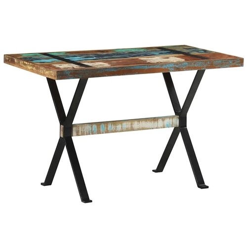  Blagovaonski stol 120 x 60 x 76 cm od masivnog obnovljenog drva - 120 x 60 x 76 cm masivno obnovljeno drvo Slike