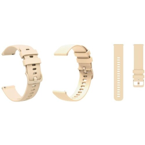 Chameleon Silikonski pašček 18 mm, Grip bež, za pametno uro Cene