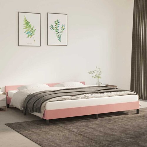  Okvir za krevet s uzglavljem bez madraca 200x200 cm baršunasti Cene