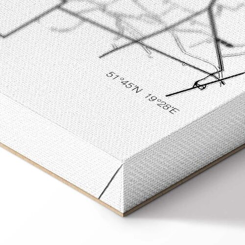  Slika - City Plan: Lodz (1 Part) Vertical 80x120 Akustična Slike