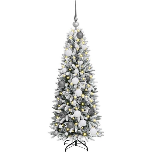 VidaXL Umjetno božićno drvce Bijelo 120 cm PVC Slike