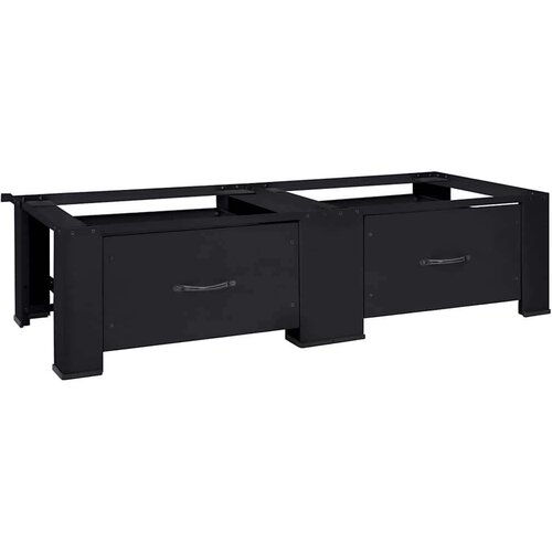  Pedestal za perilicu rublja 2 pcs Crna 64 x 55 x 32.5 cm Čelik Cijene
