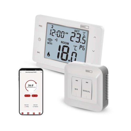 Sobni brezžični WiFi GoSmart termostat P56211 s programiranjem Slike