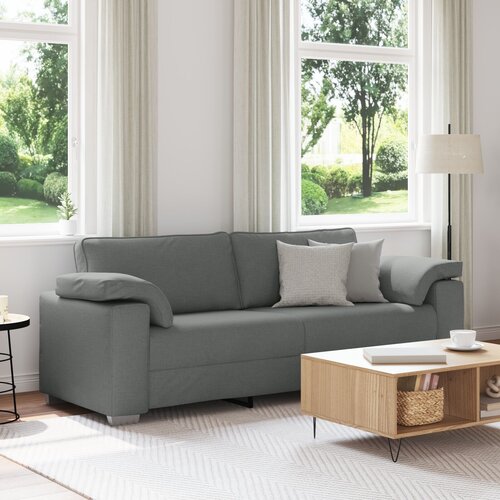 vidaXL Kauč Tamno siva Metalni okvir 219x77x82cm Izdržljiv Cijene