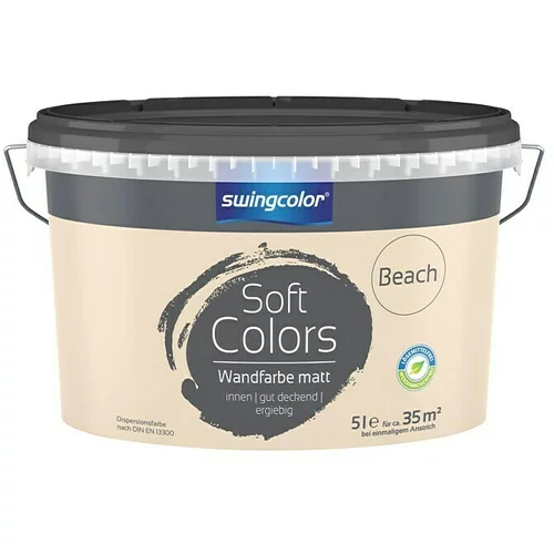 SWINGCOLOR Soft Colors Boja za zid (Beach, 5 l, Mat)