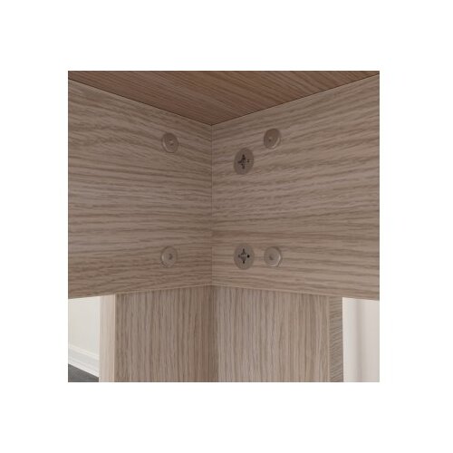 Hanah home Trpezarijski sto 90x78x80cm Hrast Slike