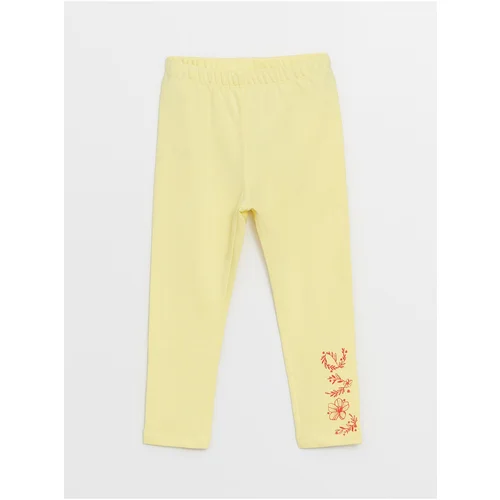 LC Waikiki Baby Girl Tights with an Elastic Printed Waist
