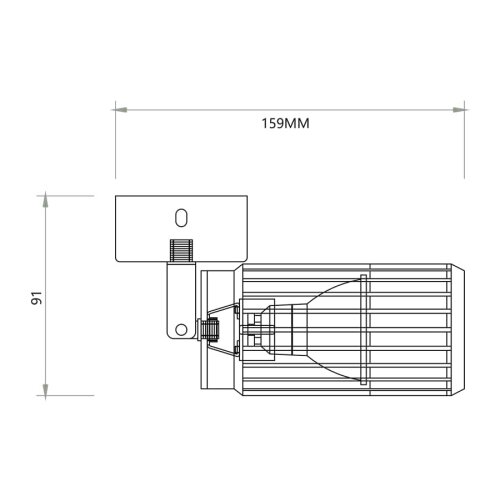  SPOT svetiljka VERTICAL 1xGU10/8W/230V crna Slike