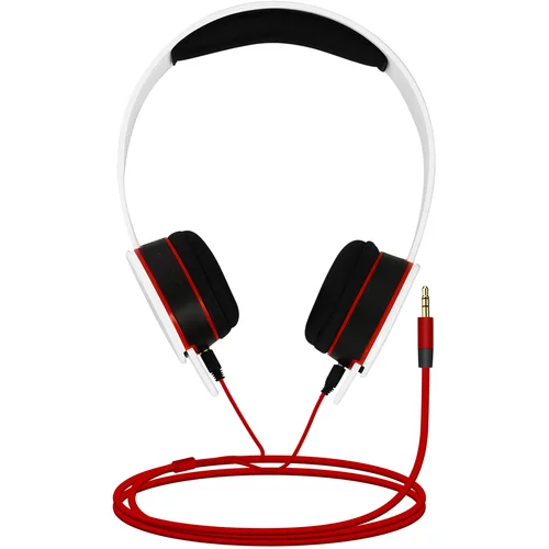 AVIZAR Žicne stereo slušalke s 3,5 mm prikljucnim kablom - bele, (20763373)