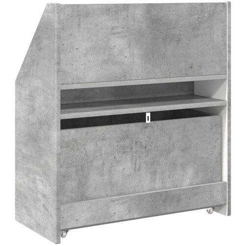  Polica za knjige za djecu Betonski sivi 60 x 29 5 x 69 cm Slike