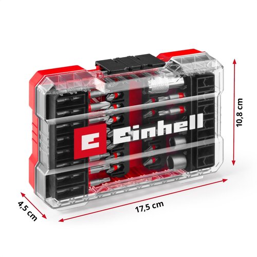 Einhell M-Case 42-del set bitova 25-50mm, 1/4&amp;quot; 25-50mm bit, 2xmag. Nastavak - (49118953) Slike