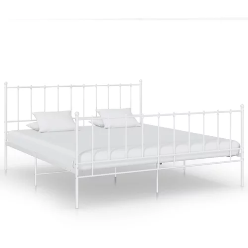  za krevet bijeli metalni 200 x 200 cm