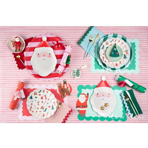 Meri Meri Papirnati prtički v kompletu 16 ks Jolly Christmas &amp;ndash; Slike