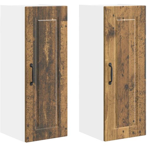  Ormar za Zid 2 pcs Staro drvo 30 x 31 x 80 cm Konstruirano drvo Slike