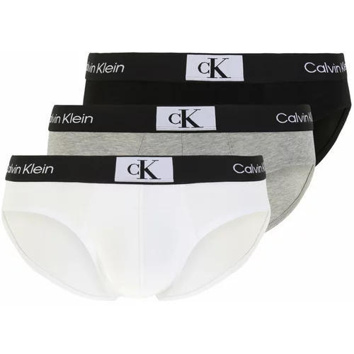 Calvin Klein Underwear spodnje hlačke pegasto siva / črna / bela