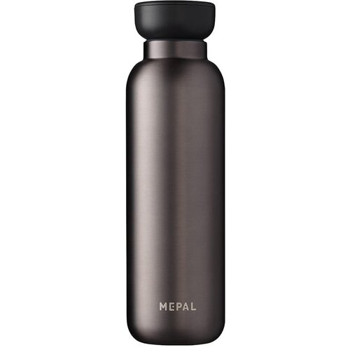 Mepal Temno siva steklenica za vodo iz nerjavečega jekla 500 ml Titanium – Cene