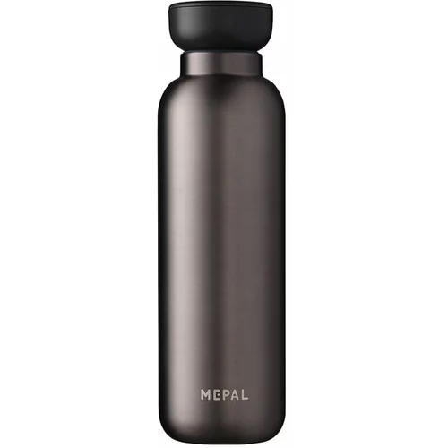 Mepal Temno siva steklenica za vodo iz nerjavečega jekla 500 ml Titanium –