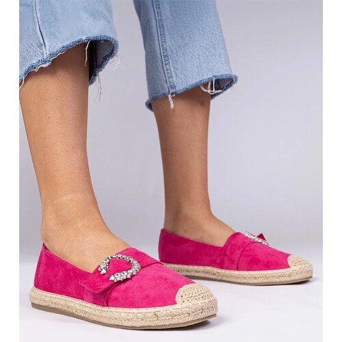 D/CEO marka niezdefiniowana Pink espadrilles with rhinestone decoration Maruta Slike