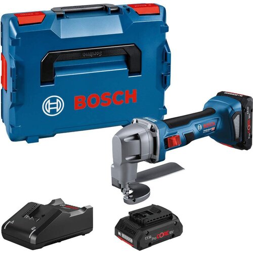 Bosch professional akumulatorske škarje za pločevino 0601926301 gsc 18V-16 e brezkrtačni\, vklj. 2 akumulatorja\, vklj. polnilnik\, vklj. kovček, (21343938) Cene