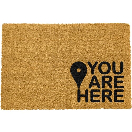 Artsy Doormats crni otirač od prirodnog kokosovog vlakna Artsy Doormat You Are, 40 x 60 cm Cijene