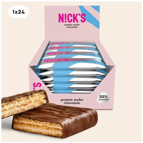 Nicks beljakovinski vafelj Chocolate 24 x 40g