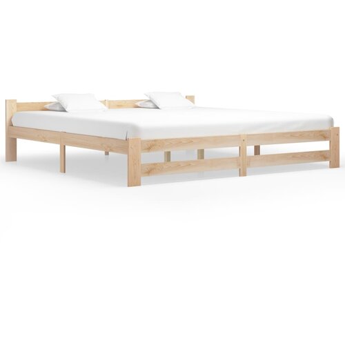 vidaXL posteljni okvir trdna borovina 200x200 cm Cene