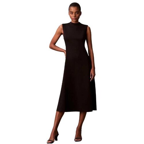 Calvin Klein crna midi haljina Cene