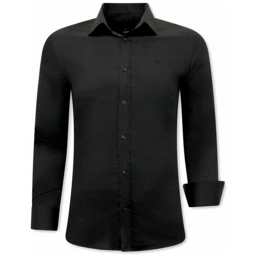 Tony Backer Srajce z dolgimi rokavi 115176247 Črna Slike