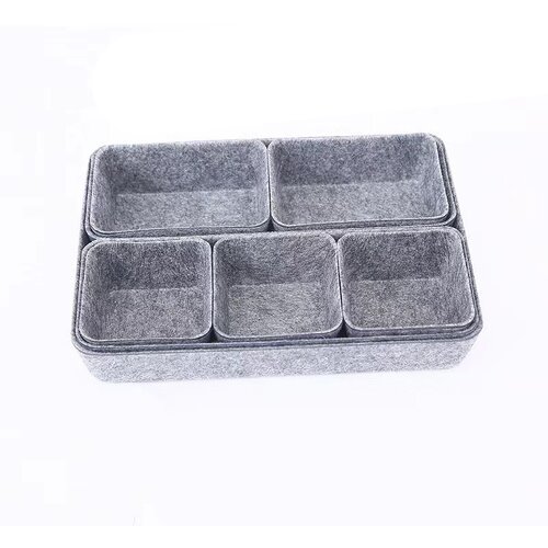 INF Komplet 8 organizatorjev za predale iz blaga LightGrey, (21839401) Cene