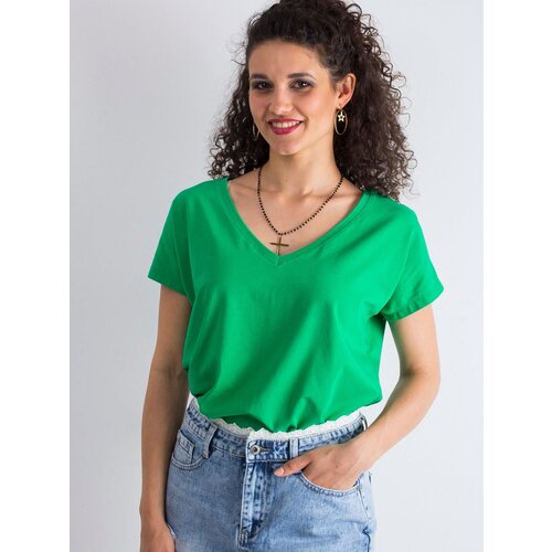 BASIC Feel Good T-shirt-RV-TS-4832.24P-Green Cene